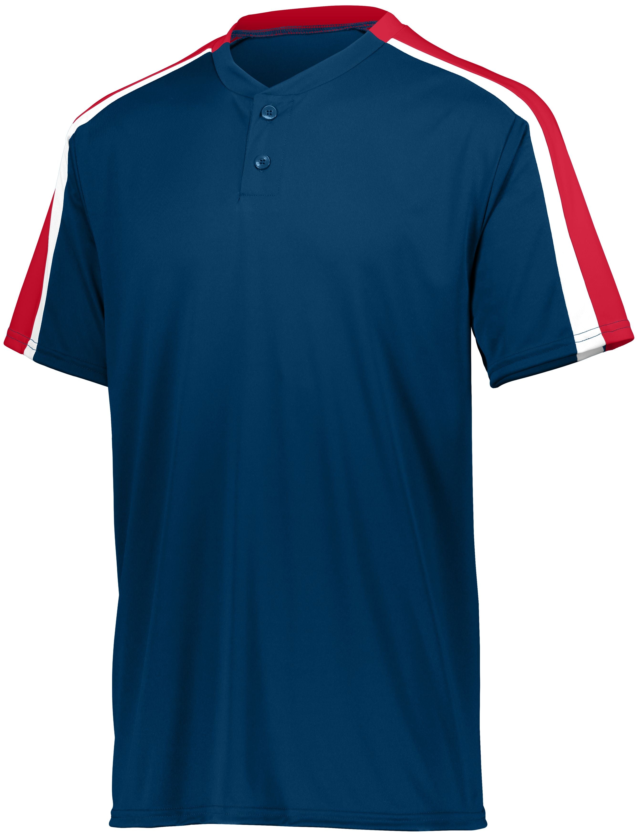 Two-Button Short Sleeve Jersey